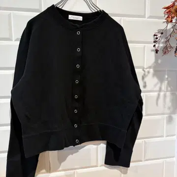BEAUTY & YOUTH 가디건 블랙 트레이닝복 앞 버튼