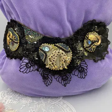 빈티지 펑크풍 고딕풍 벨트 비즈