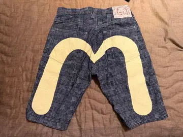 에비수 청바지 하프 팬츠