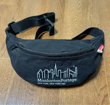 [컨디션 최상] Manhattan Portage 웨스트 파우치 블랙