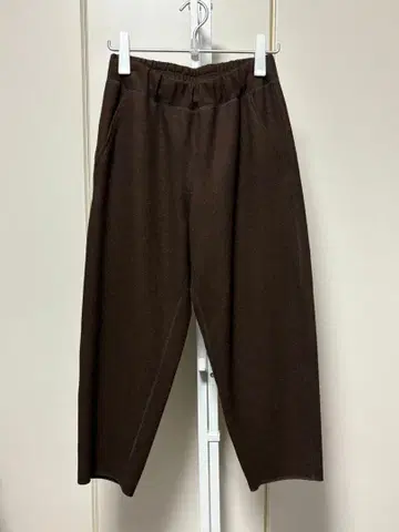 울 펠트 팬츠 / 융모 울 팬츠 (브라운)