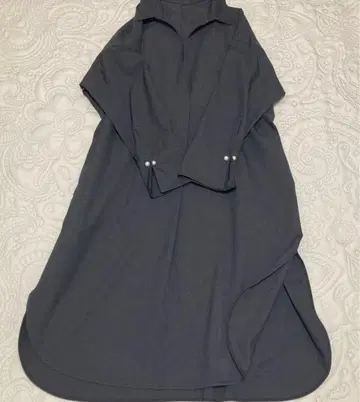 스픽 앤 스팬 원피스 펄 버튼 돌먼 루즈핏 오버사이즈