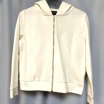 QUEENS COURT 화이트 후드티 사이즈 2