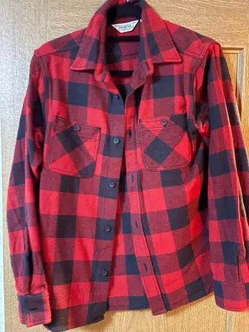 FIVE BROTHER 버팔로 체크 플란넬 셔츠 S