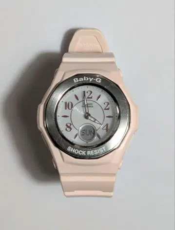 가격 인하 CASIO Baby-G 핑크 디지털 손목시계