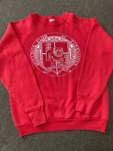 80년대 90년대 불독 프린트 맨투맨 미국제 빈티지