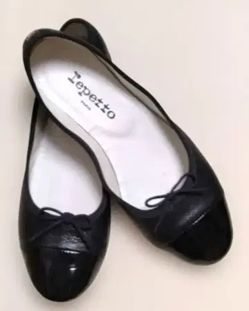 레페토 repetto 블랙 37 콤비 밸리 슈즈