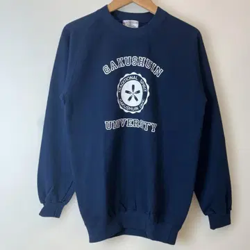 레어 학습원 대학 칼리지 로고 맨투맨 L