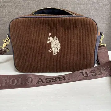 U.S. POLO ASSN. 코듀로이 숄더백