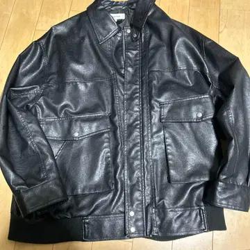 가죽 자켓 블루종