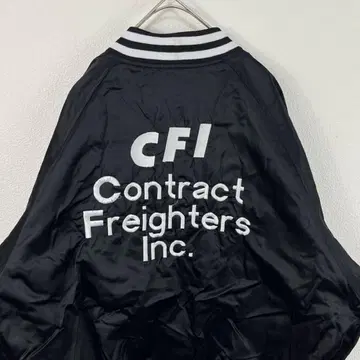 USA 구제 의류 west ark 자수 블루종 빈티지 바시티 자켓 블랙