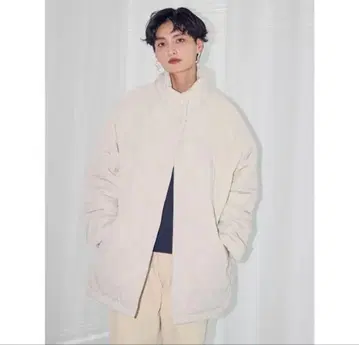 새상품급 아메리칸 홀릭 따뜻한 퀼팅 스탠드 코트 L