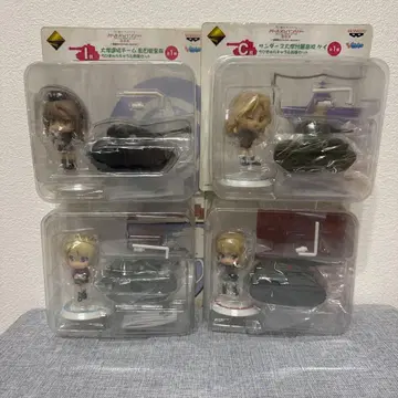 걸즈 앤 판처 제일복권 치비큥캐릭터 4세트