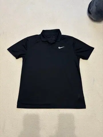 [ 무료배송 1회 단시간 착용 ] Nike 골프 블랙 피케 셔츠 XL