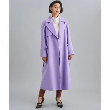 미사용 새상품 그레이스 콘티넨탈 리버 트렌치코트 라벤더