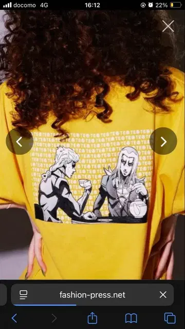 x-girl x JOJO 티셔츠