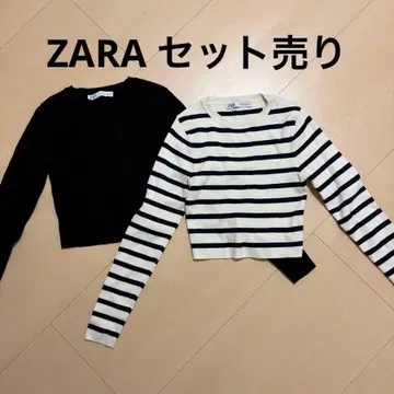 [세트 판매] ZARA 베이직 리브 니트 스웨터