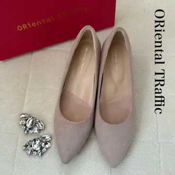 [ 미사용에 가까움 ] ORiental TRaffic 비쥬 장식 펌프스
