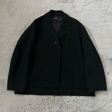 UNIQLO+J 더블 페이스 셔츠 자켓 S 블랙