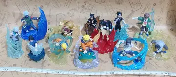 NARUTO 리얼 컬렉션 피규어 세트 정크 나루토 사스케