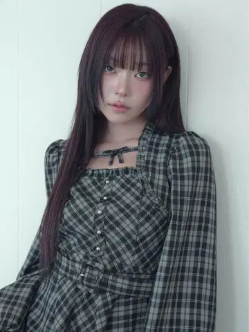 버블스 레이어드 페플럼 셋업 블랙