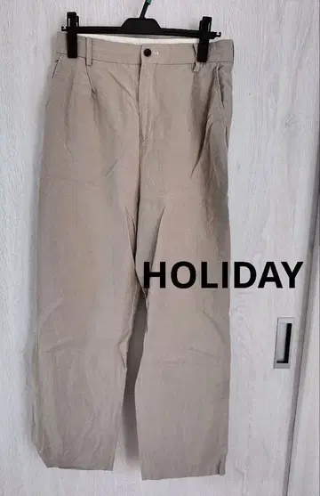 HOLIDAY 홀리데이 얇은 소재 와이드 팬츠