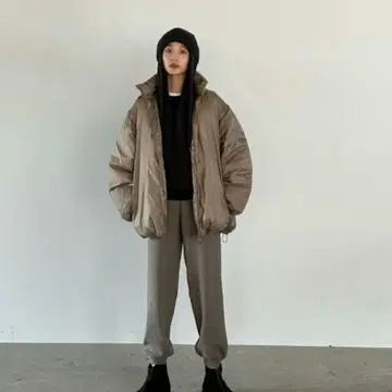 CLANE PACKABLE DOWN JACKET [ beige ]