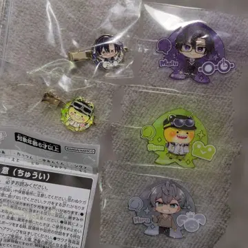 컬러풀 피치 가챠 메탈 헤어 클립 키라푸루 스티커