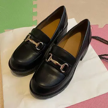 ABC-MART SELECT 통굽 로퍼 블랙 24 L 사이즈