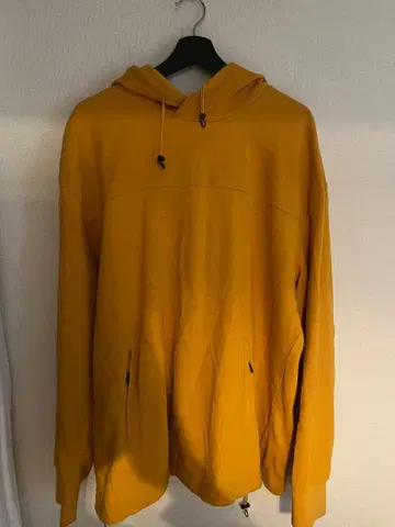 Y-3 머스타드 후드 부착 후드티 L 사이즈