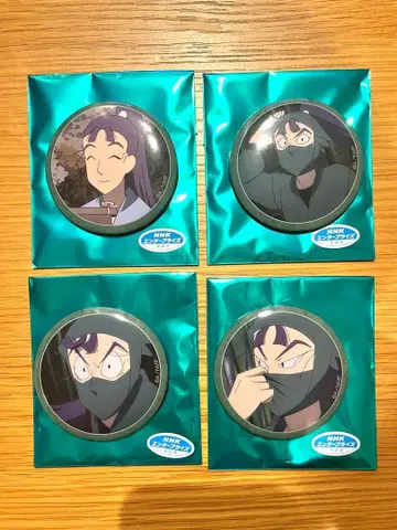 닌타마 란타로 캐릭터 배지 컬렉션 센조 4종 세트