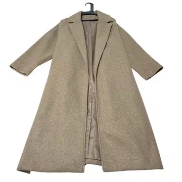 Settimissimo 롱 가운 코트 F 베이지 계열 벨트 포함