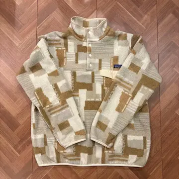 patagonia 기하학 패턴 플리스 자켓
