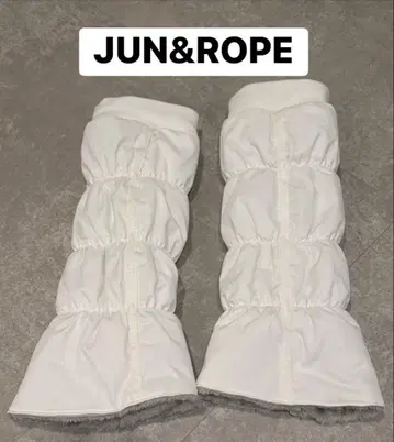 JUN&ROPE 준앤로페 골프 레그 워머 화이트 프리