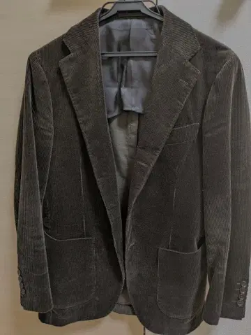 BEAMS F 다크 브라운 코듀로이 자켓