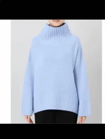 라빠르망 두지엠 클라세 와이드 니트 WIDE KNIT 스카이블루