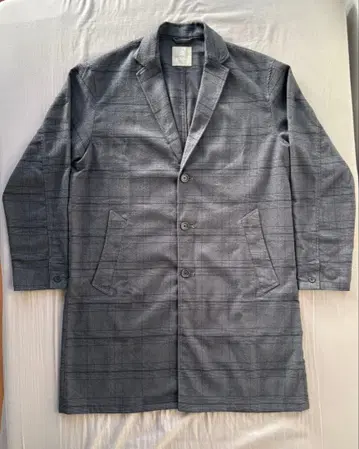 [ M ] [나노 유니버스] 플란넬 체크 오버 체스터 코트 남성용