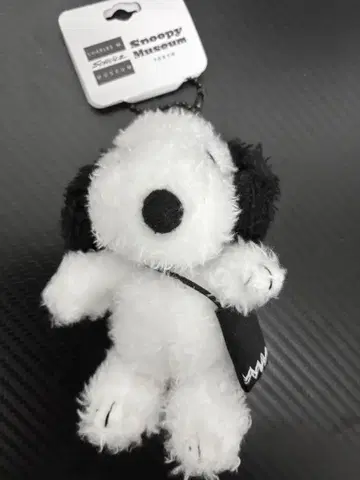 스누피 뮤지엄 한정판 미니 체인 봉제 인형 스누피 스트랩