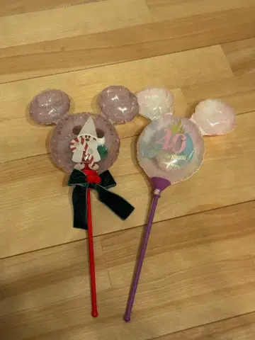 도쿄 디즈니 리조트 40주년 미키 손잡이 벌룬