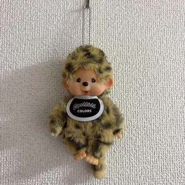 몽치치 COLORS 키체인 레오파드 무늬