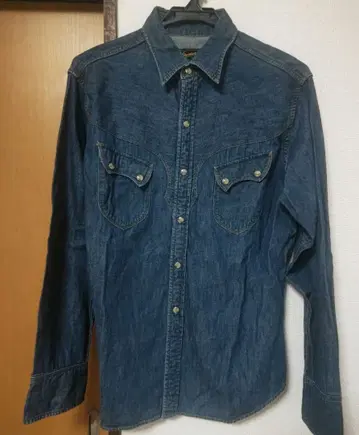 스티븐슨 오버롤 데님 셔츠 Medium