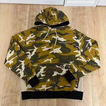 벤 데이비스 카모 패턴 후드 부착 후드티 L 사이즈