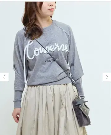 CONVERSE TOKYO SPINDLE LOGO SHORT KNIT