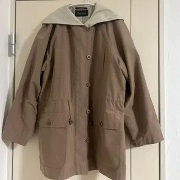 HARTFORD 후드 부착 브라운 자켓