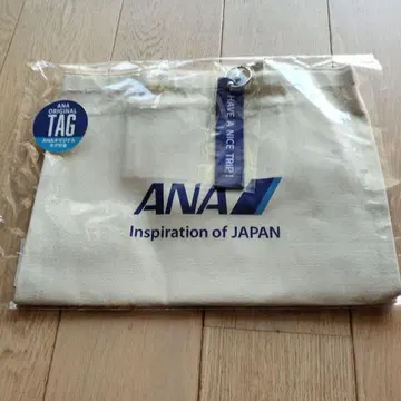 ANA 플라이트 택 포함 토트백