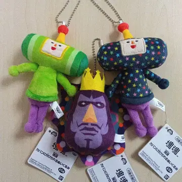 카타마리다마시 가방에 걸 수 있는 봉제 인형 3종 세트