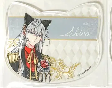 악마 집사와 검은 고양이 난자타운 시로 아크릴 코스터