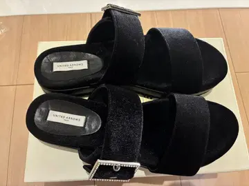 UNITED ARROWS 비쥬 통굽 샌들