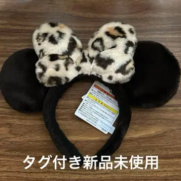 미니 레오파드 무늬 머리띠 미사용 새상품