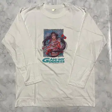 90s 아! 여신님 긴팔 티셔츠 밑단 소매 싱글